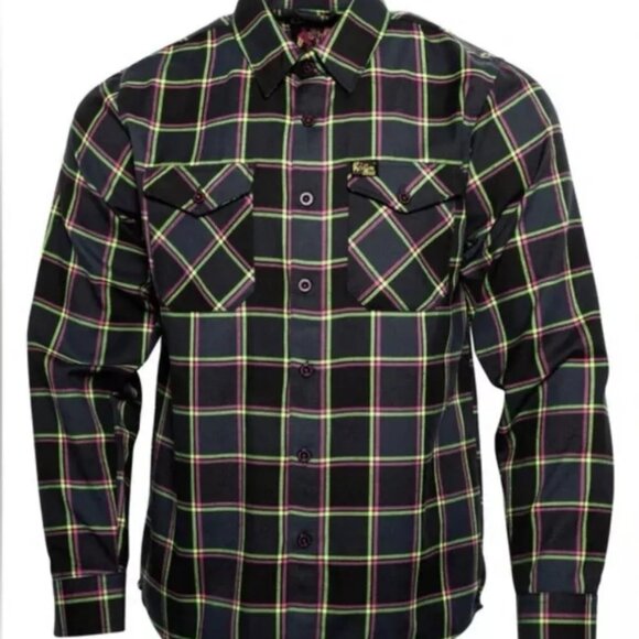 Dixxon Flannel Company The Punk Rock Museum Collab Shirt, Men's XLARGE, BNIB - Picture 2 of 5